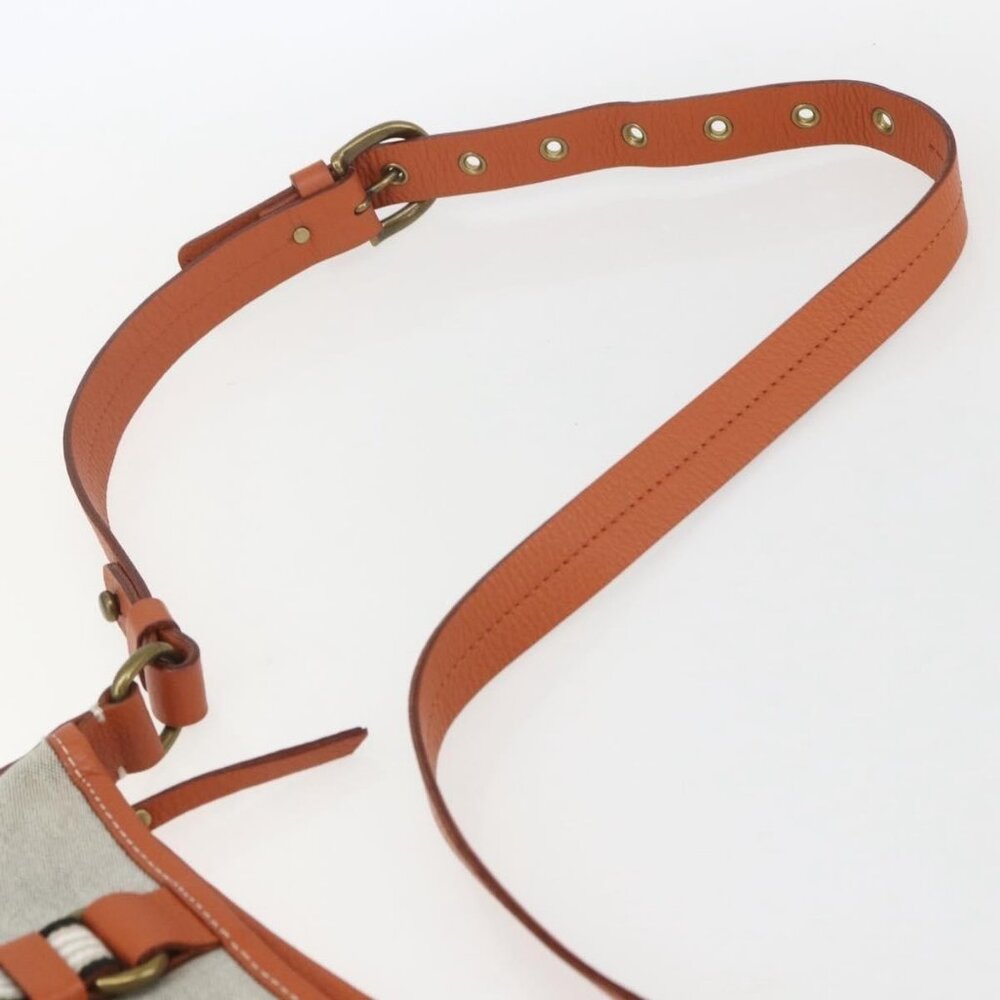 Authentic BURBERRY Blue Label Shoulder Bag Canvas Beige - Picture 15 of 16